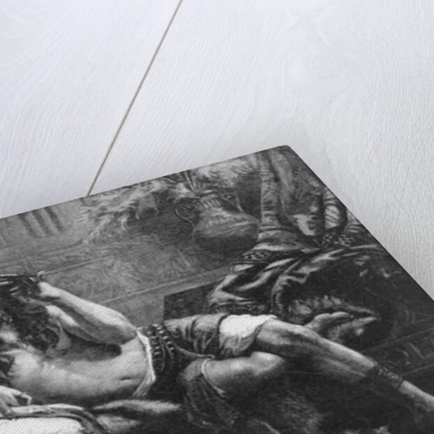 Illustration of Samson and Delilah by Anonymous