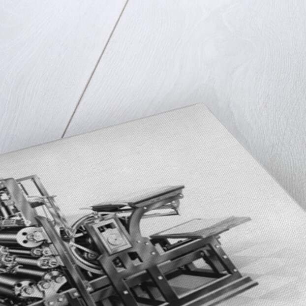 Side View of Konig Printing Press by Anonymous