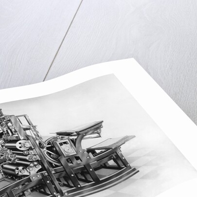 Side View of Konig Printing Press by Anonymous
