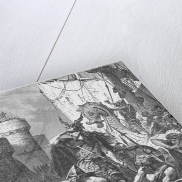 Barbarians Invading Paris by Anonymous