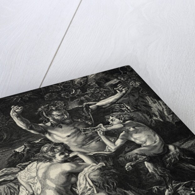 Engraving of Family of Satyrs by Anonymous