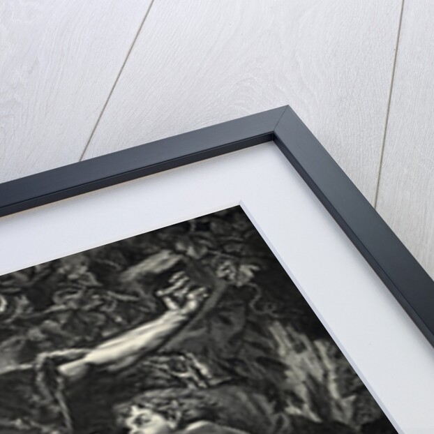 Engraving of Family of Satyrs by Anonymous