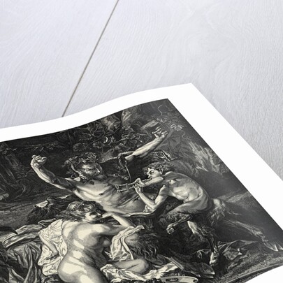 Engraving of Family of Satyrs by Anonymous