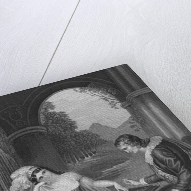 Man and Woman Concentrating on Game of Draughts by Anonymous