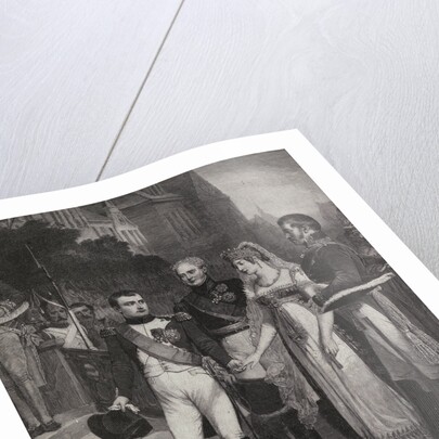 Painting Depicting Marriage of Napoleon and Queen of Prussia by Anonymous