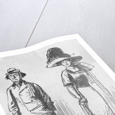 Types of Women's Fashion in Regard to Suffragettes by Anonymous