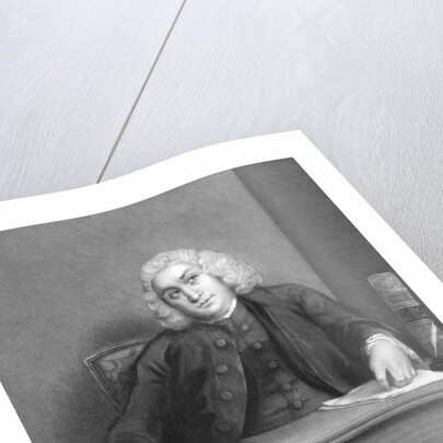 Samuel Johnson Thinking at Desk by Anonymous