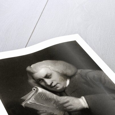 Samuel Johnson Reading Book by Anonymous