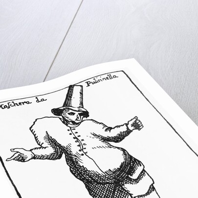 Illustration of Early Costume for Italian Carnival by Anonymous
