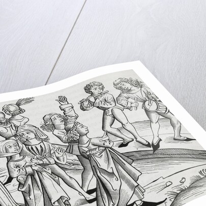 Medieval Musicians Performing by Anonymous