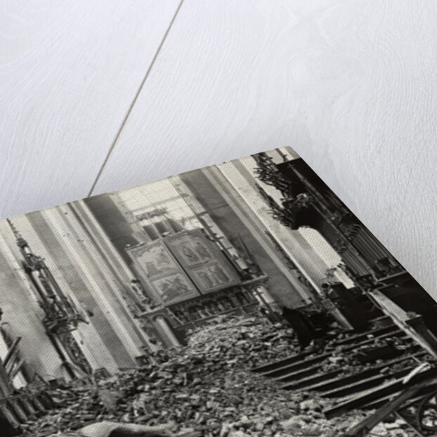 Frauenkirche Ruins by Anonymous