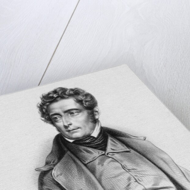 Portrait of Alphonse de Lamartine by Anonymous