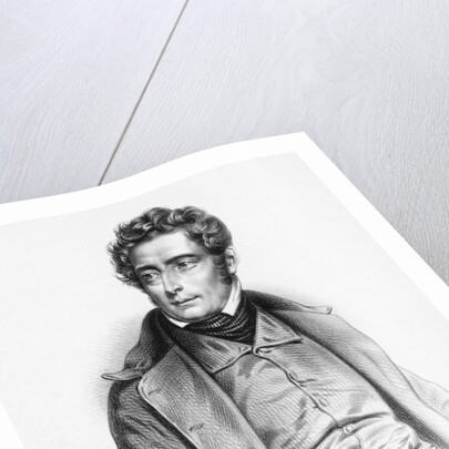 Portrait of Alphonse de Lamartine by Anonymous