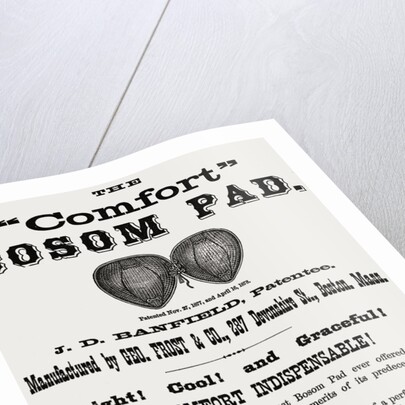 Illustration Showing Early Designed Bosom Pad by Anonymous