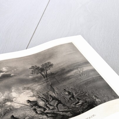 Civil War Scene at Battle of Lookout Mountain by Anonymous