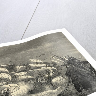 Sir Francis Drake Attacking Spanish Treasure Ship by Anonymous