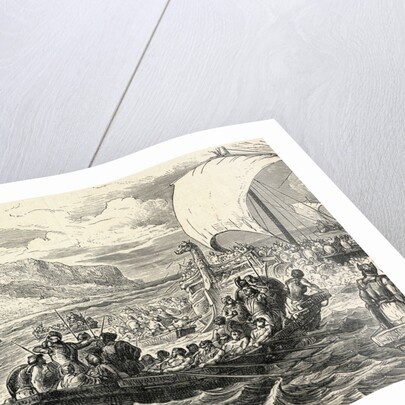 Phoenician Fleet Voyaging out to sea by Anonymous