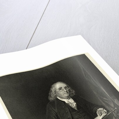 Portrait of Benjamin Franklin Sitting in Chair by Anonymous