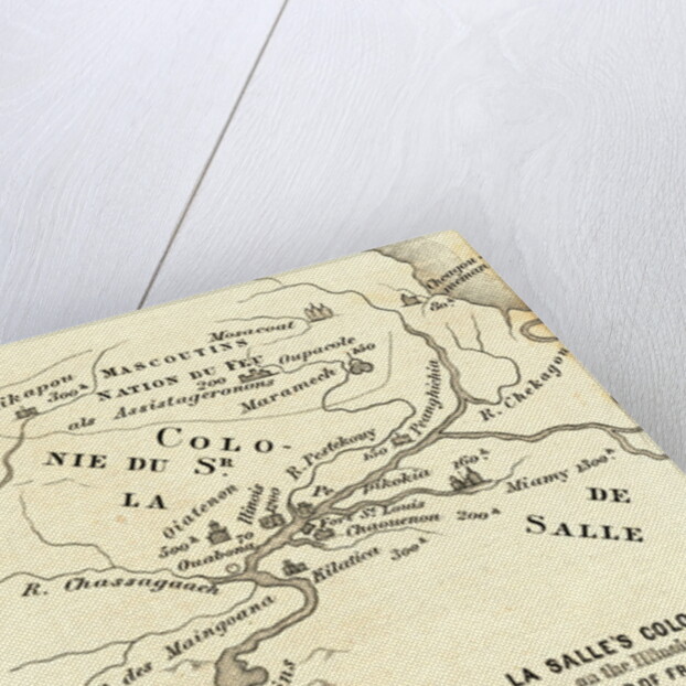 Map of the Discovery of the West by Anonymous