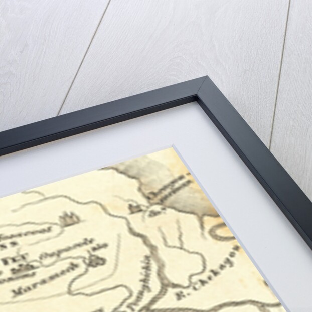 Map of the Discovery of the West by Anonymous