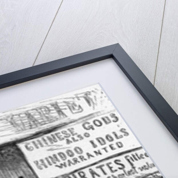 Cartoon Depicting English Characterization of John Bull as Painted by Himself by Anonymous