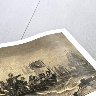 Commodore Perry at Battle of Lake Erie by Anonymous