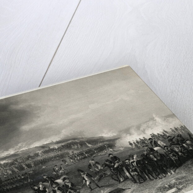 Engraving of Battle of Bunker Hill by Anonymous