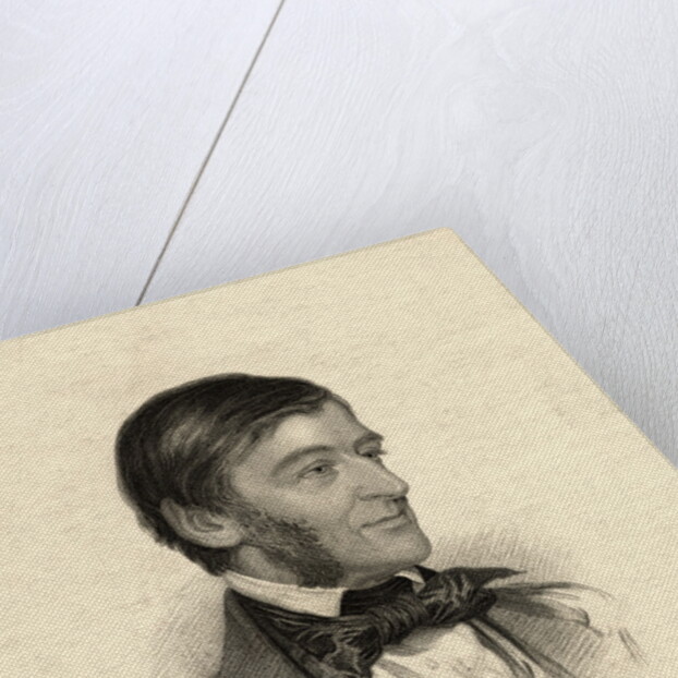 American Essayist and Poet Ralph Waldo Emerson by Anonymous