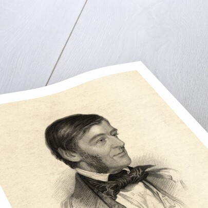 American Essayist and Poet Ralph Waldo Emerson by Anonymous