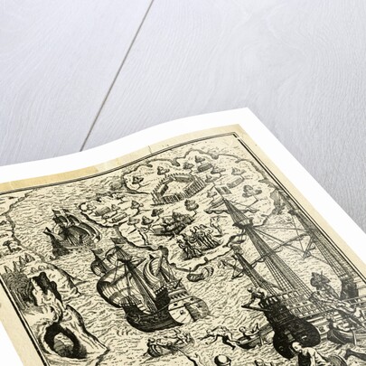 Illustration of Columbus at Isla Margarita by Anonymous