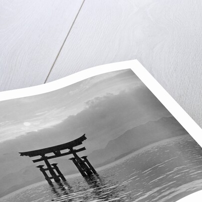 View of Torii in the Sea by Anonymous