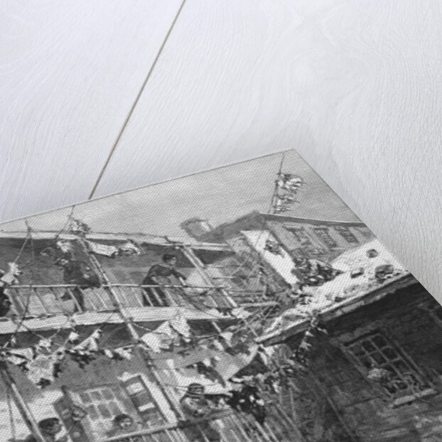 Illustration of Tenement Dwellers by Anonymous
