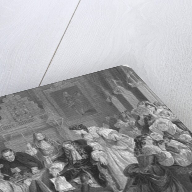 James II Collapsed in Chair by Anonymous