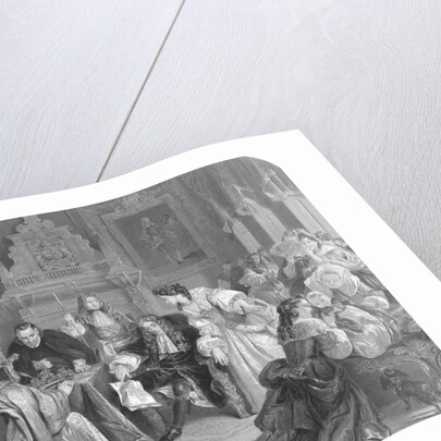 James II Collapsed in Chair by Anonymous