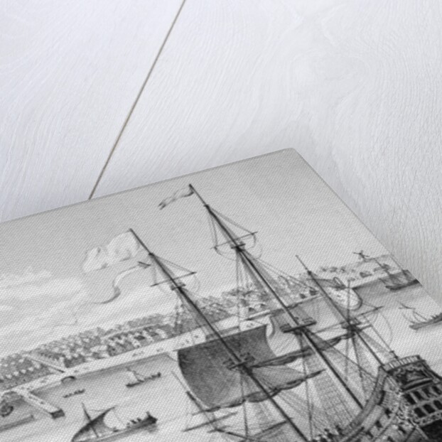 Illustration of Early New York as New Amsterdam by Anonymous