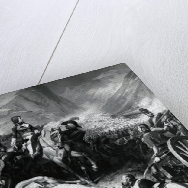 Napoleon Bonaparte Crossing Alps by Anonymous