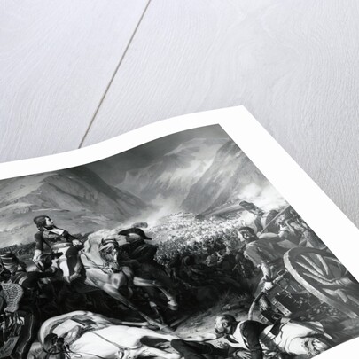 Napoleon Bonaparte Crossing Alps by Anonymous