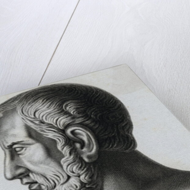 Profile Statuette Depiction of Greek Philosopher Theophrastus by Anonymous