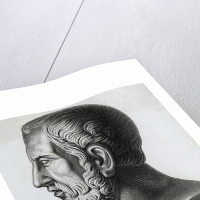 Profile Statuette Depiction of Greek Philosopher Theophrastus by Anonymous