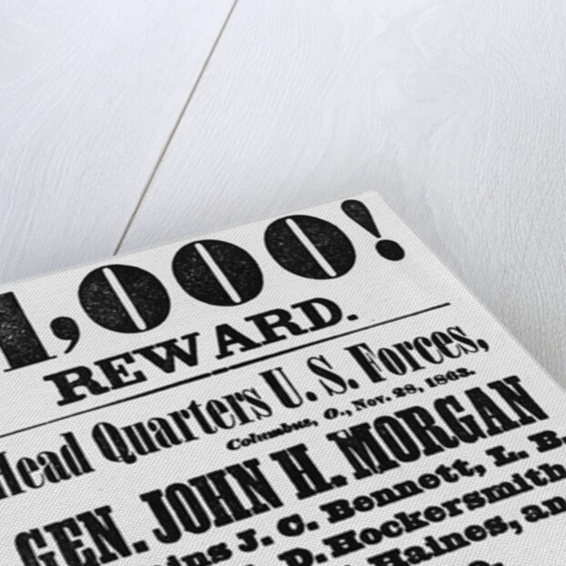 Civil War Want Ad For Escaped Prisoners by Anonymous