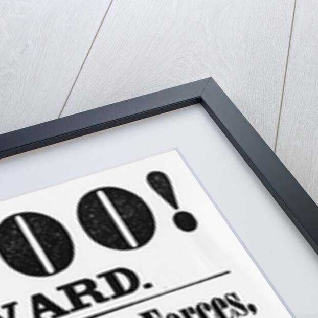 Civil War Want Ad For Escaped Prisoners by Anonymous