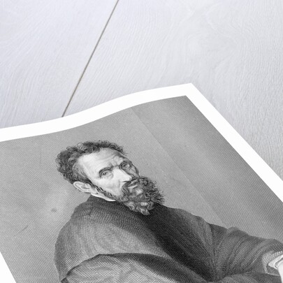 Illustration of Artist Michelangelo by Anonymous