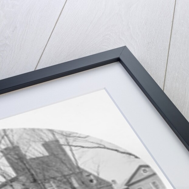 Exterior of Early Massachusetts Hall at Harvard University by Anonymous