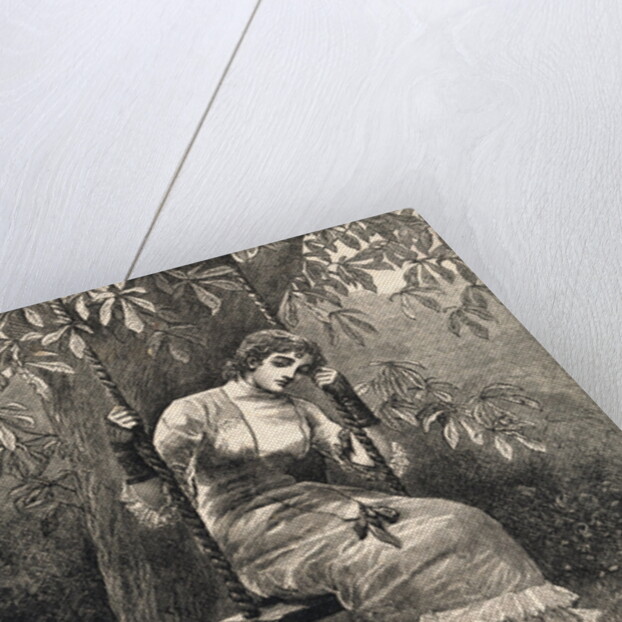 Woman on Swing by Anonymous
