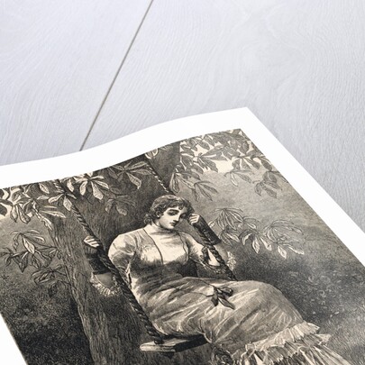 Woman on Swing by Anonymous