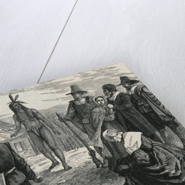 Samoset Visiting Plymouth Colony by Anonymous