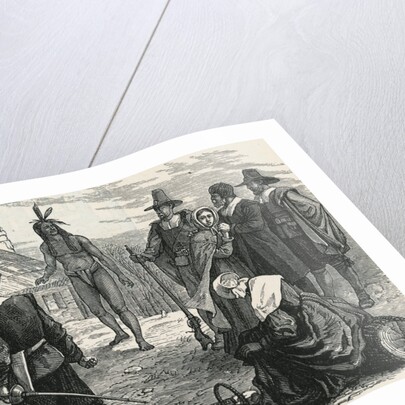 Samoset Visiting Plymouth Colony by Anonymous