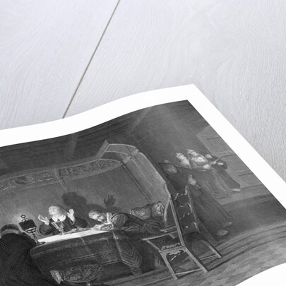 Illustration Entitled A Visit from the Inquisition by Anonymous