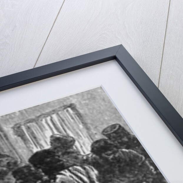 Print of Police Searching a Printing Press by Anonymous