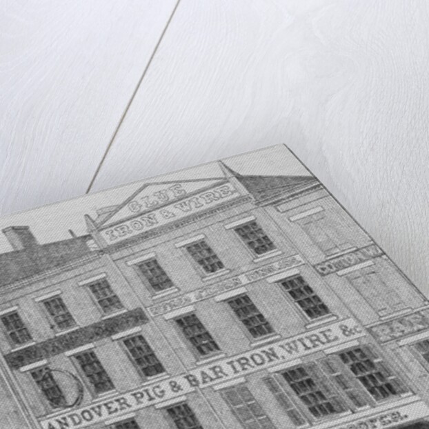 Illustration of The Peter Cooper Store in Burling Slip by Anonymous